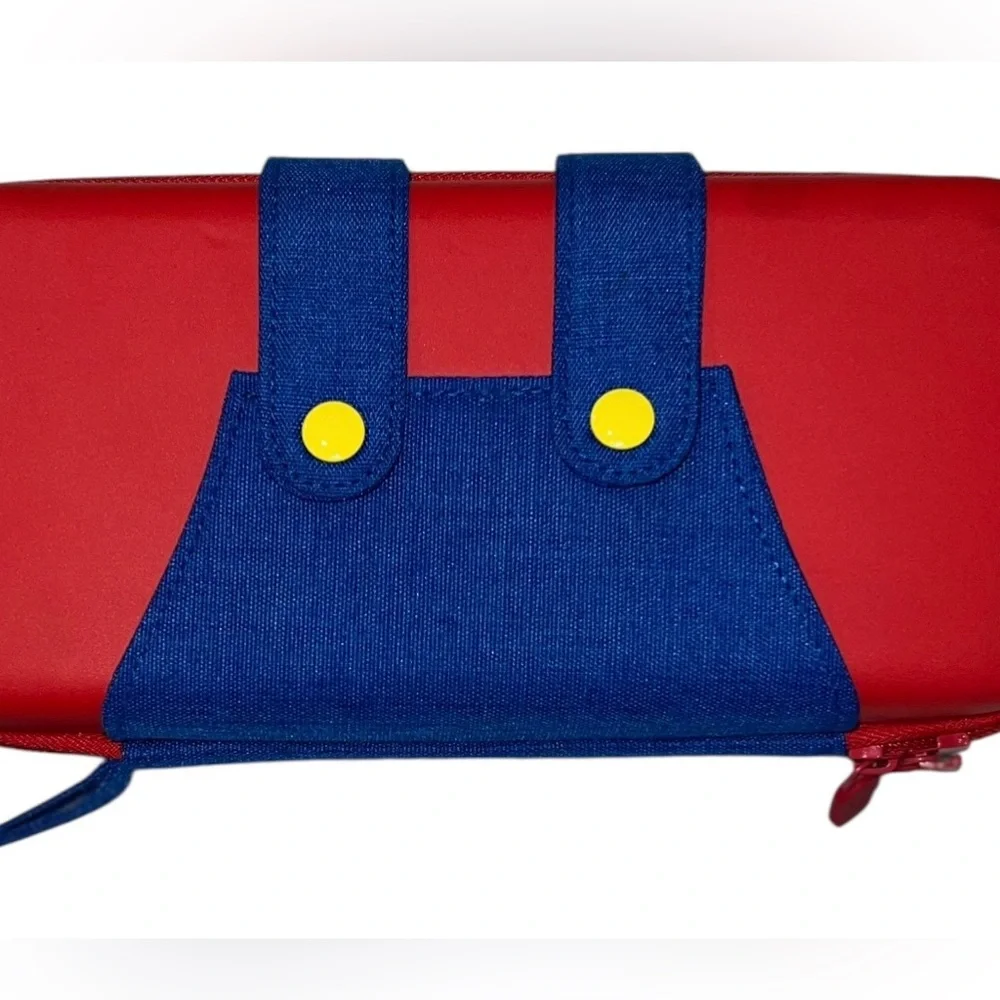 🤩 Mario Red & Blue Case for Nintendo Switch / OLED - Carrying Case - Travel Case